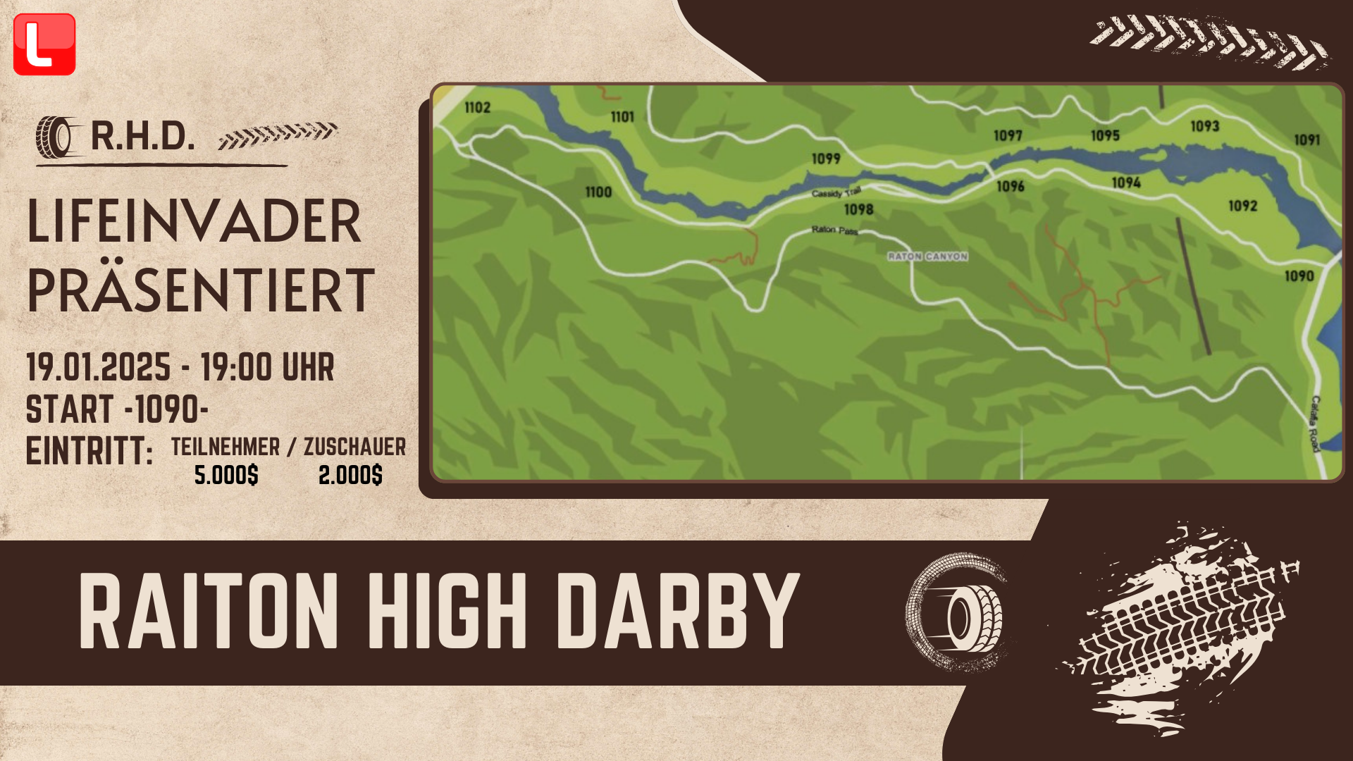 Darby Event Flyer